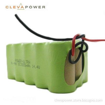 14.4V SC 3300mah rechargeable NIMH battery pack